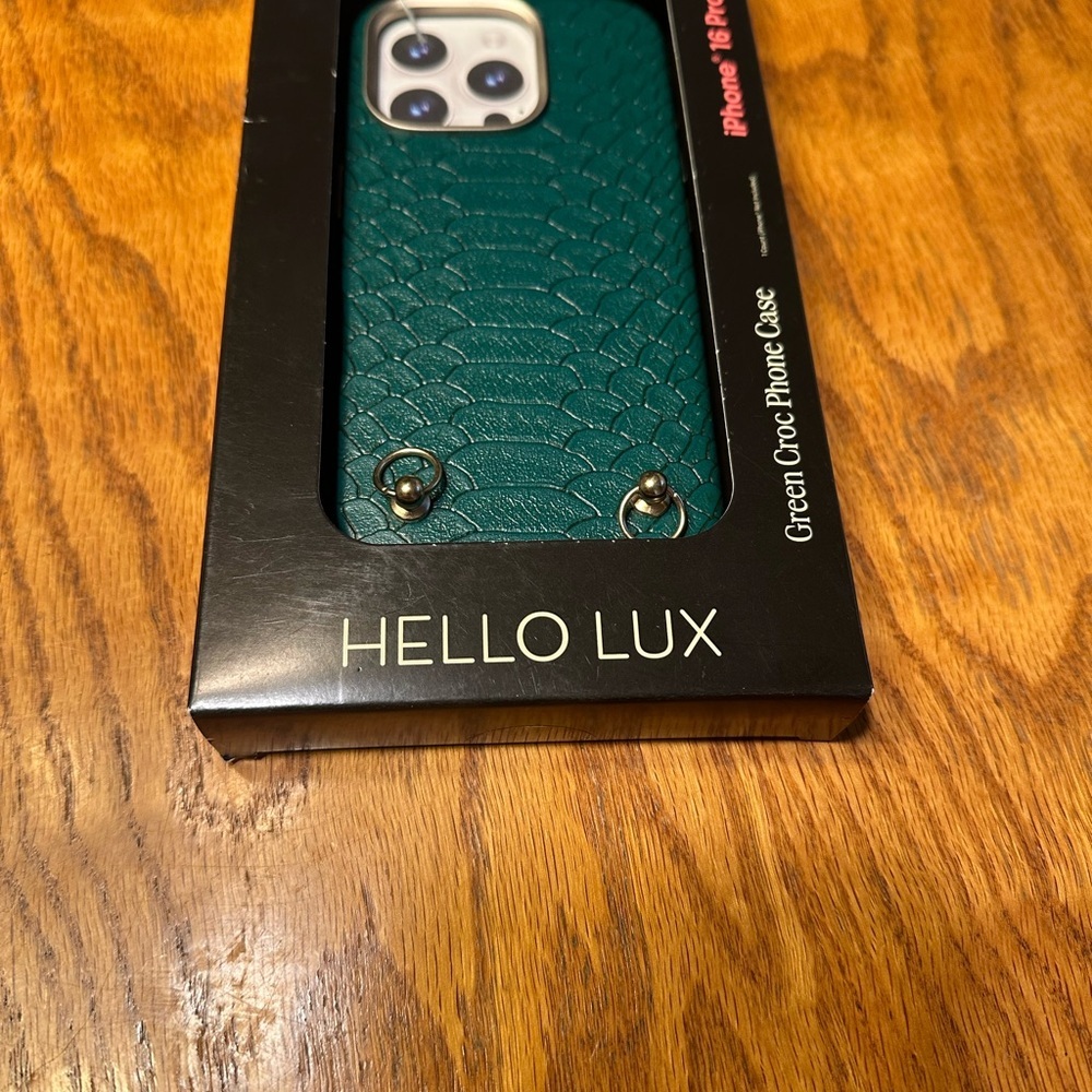 Teal Crocodile Texture Phone Case